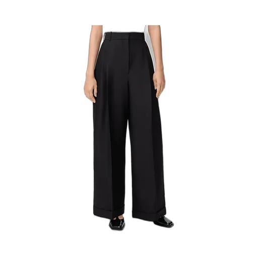 Pleated-Cuffed Trousers