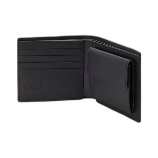 Puzzle Bifold Coin Wallet In Classic Calfskin
