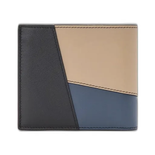 Puzzle Bifold Coin Wallet In Classic Calfskin