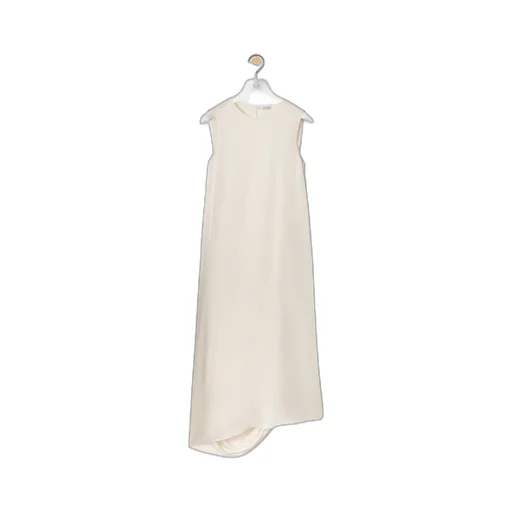 Draped Dress In Silk