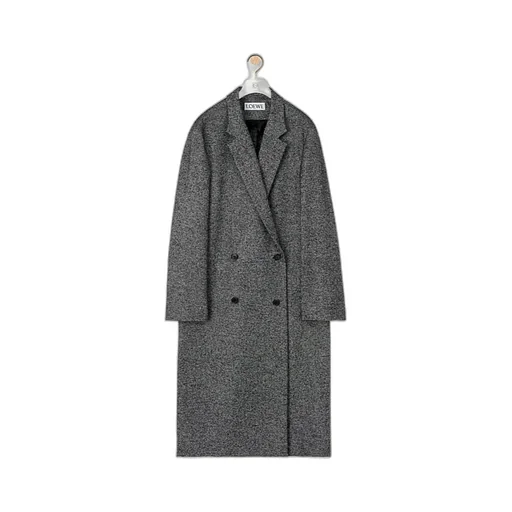 Double-Breasted Mid-Length Coat