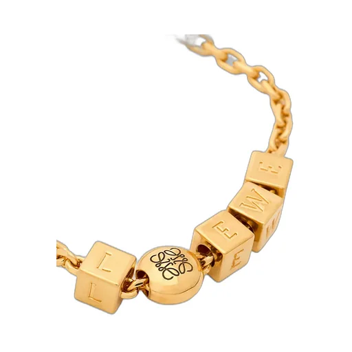 Pebble Cube Bracelet In Sterling Silver