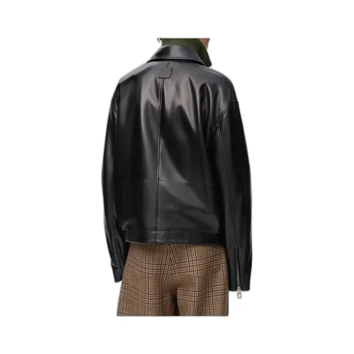 Collared Belted Zip-Up Jacket