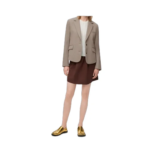 Single-Breasted Tailored Jacket