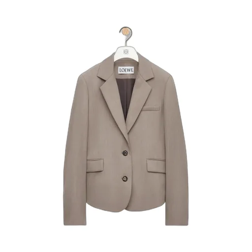 Single-Breasted Tailored Jacket