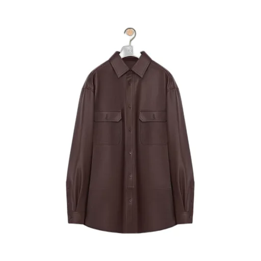 Overshirt In Nappa Lambskin