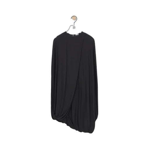 Draped Asymmetric Dress