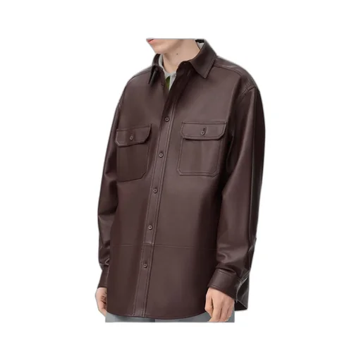 Overshirt In Nappa Lambskin