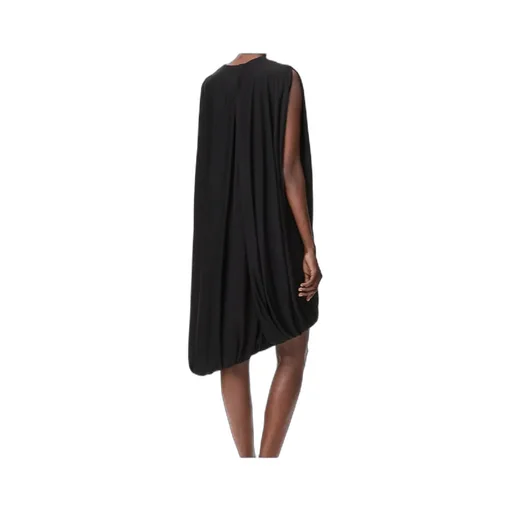 Draped Asymmetric Dress