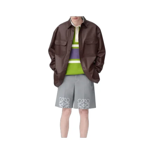 Overshirt In Nappa Lambskin