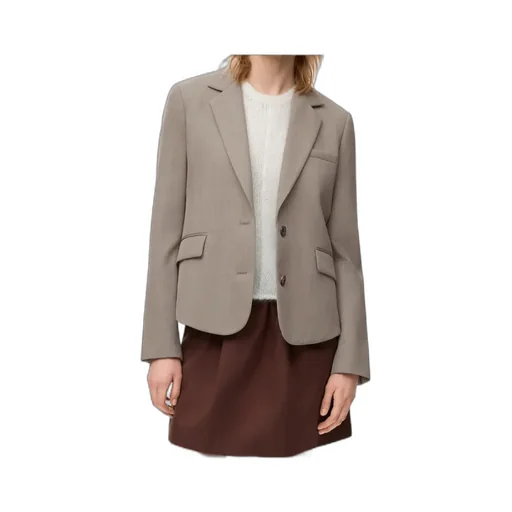 Single-Breasted Tailored Jacket