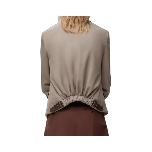 Single-Breasted Tailored Jacket