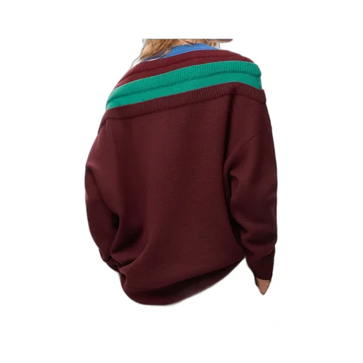 Layered Effect V-Neck Jumper