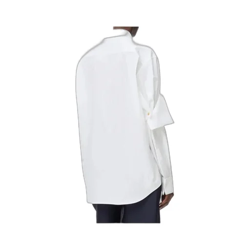 Double Layer Sleeve Poplin Shirt