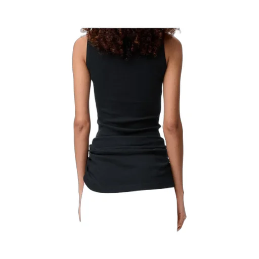 Asymmetric Draped Tank Top