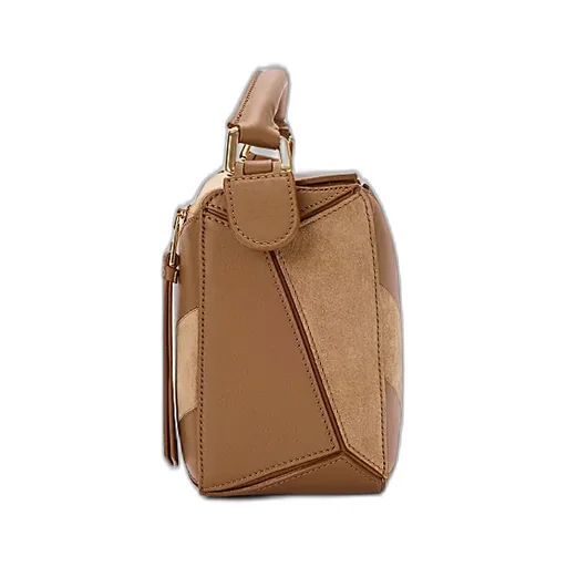 Small Puzzle Striped Tote Bag