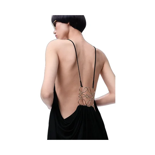 Draped Halterneck Dress