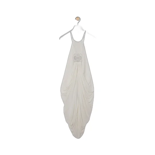 Draped Dress In Silk