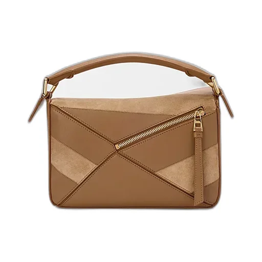 Small Puzzle Striped Tote Bag