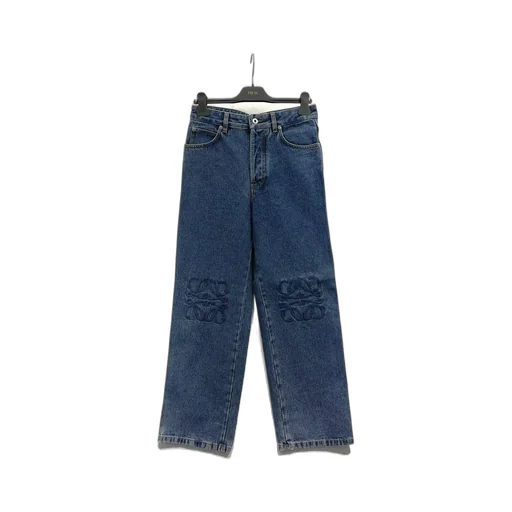 Anagram-Embroidered Jeans