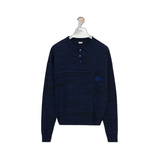 Lapel Long Sleeve Sweater