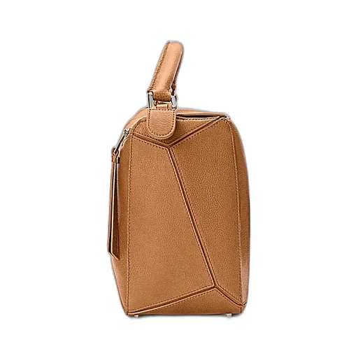Large Puzzle Leather Tote Bag