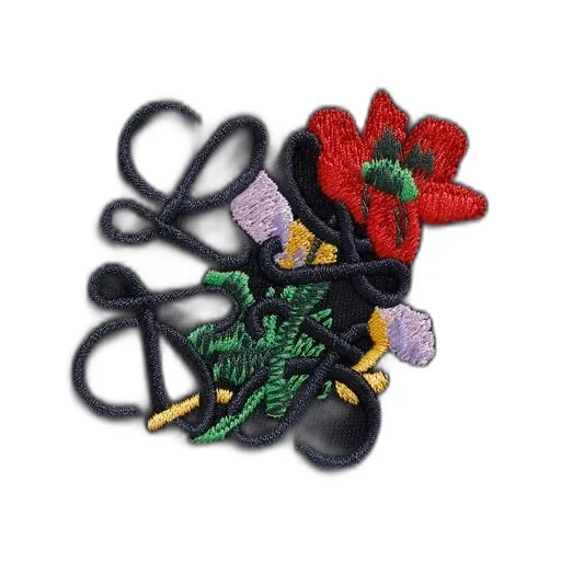 Floral-Embroidered T-Shirt