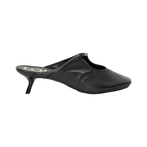 Pebble Soft Mule In Nappa Lambskin