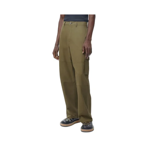 Cargo Pocket Cotton Trousers