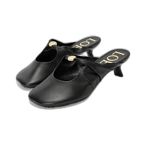 Pebble Soft Mule In Nappa Lambskin