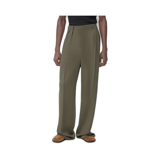 Pleated Drawstring Trousers