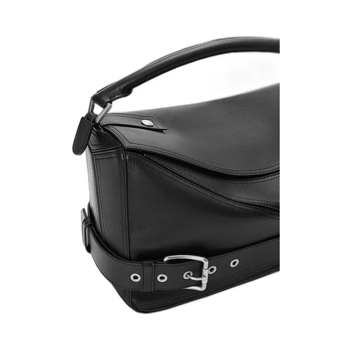 Large Puzzle Biker Shoulder Bag