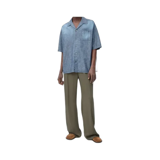 Pleated Drawstring Trousers