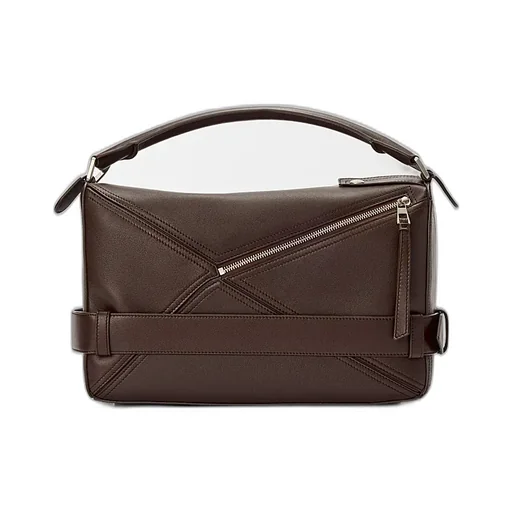 Large Puzzle Biker Shoulder Bag