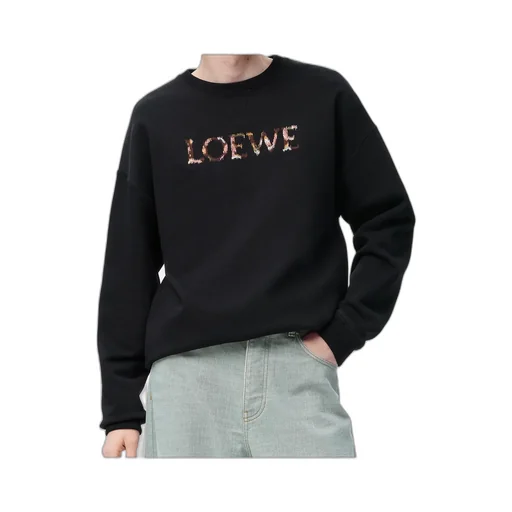 Logo Embroidered Crewneck Sweatshirt