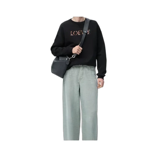 Logo Embroidered Crewneck Sweatshirt