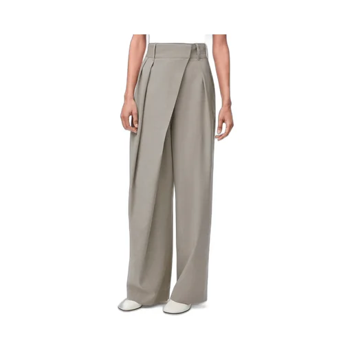 Pleated Wrap Trousers