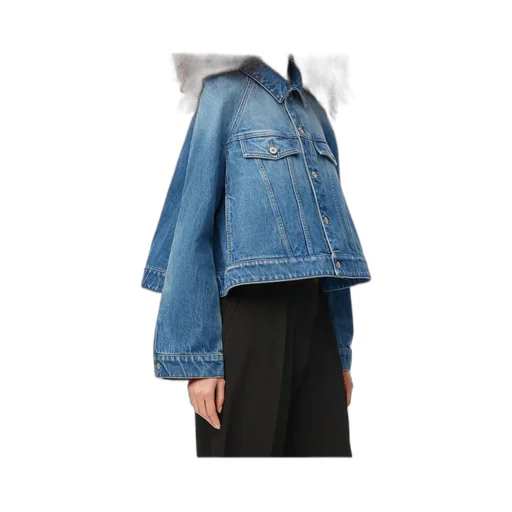Trapeze Jacket In Denim