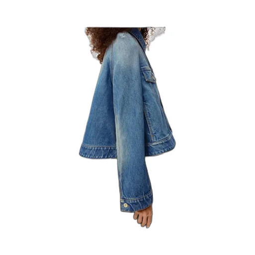 Trapeze Jacket In Denim