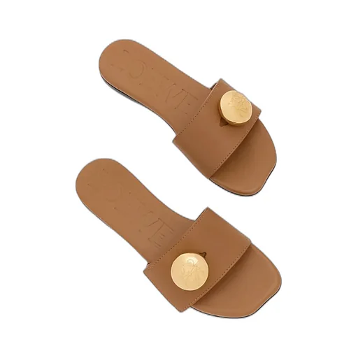 Pebble Slide In Soft Calfskin