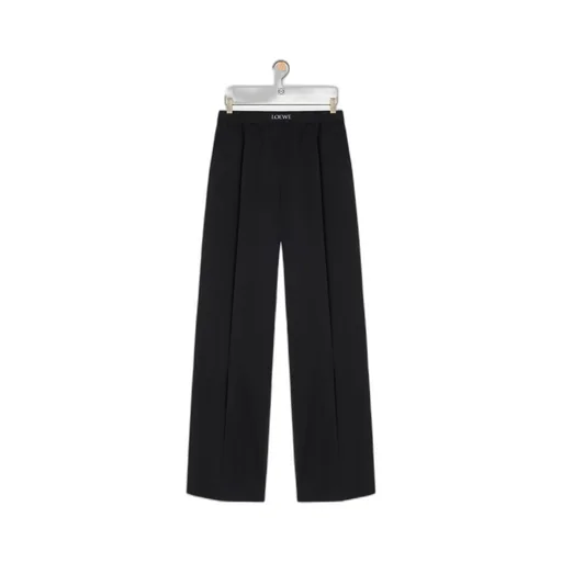 Logo Jacquard Waistband Trousers