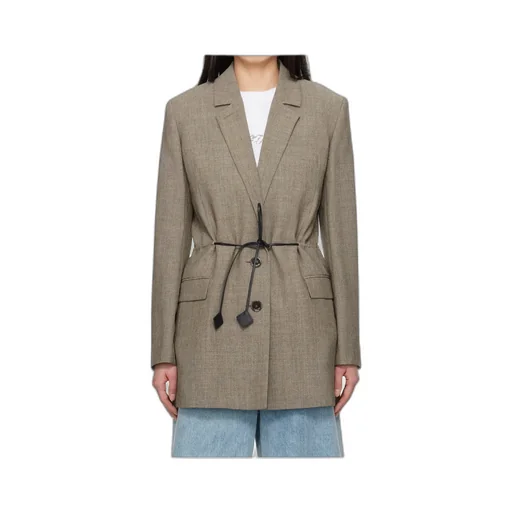 Belted Wool Blazer