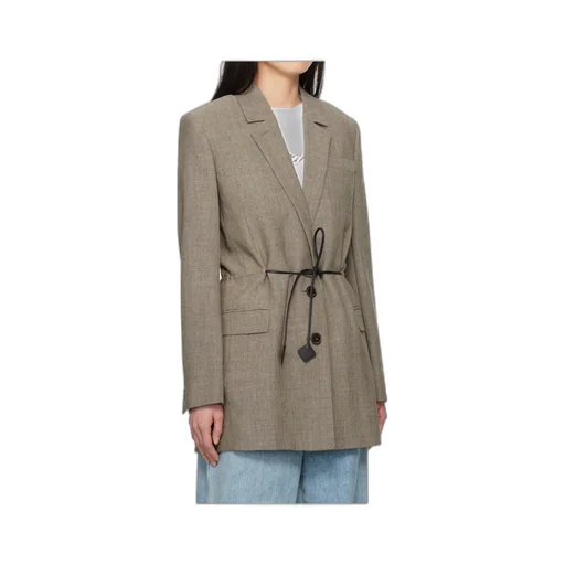 Belted Wool Blazer