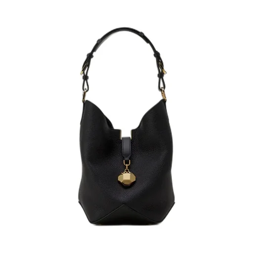 Geometric-Detail Bucket Bag