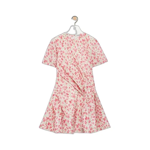 Floral Printed Twisted Dress