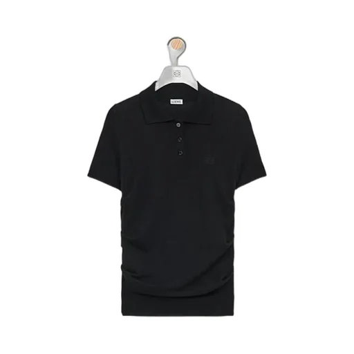 Short-Sleeved Polo Sweater