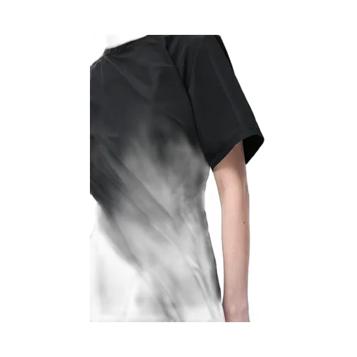 Draped Short-Sleeved Dress