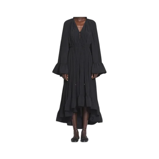 Ruffled Midi Dress