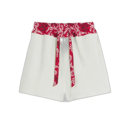 Floral-Printed Drawstring Shorts