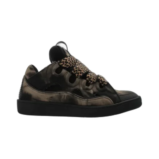 Curb Washed Denim Sneakers